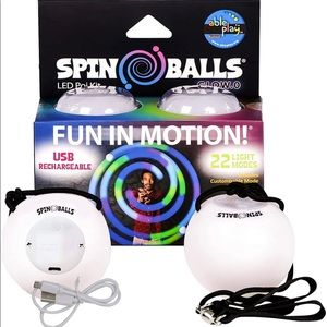 Spin balls LED Poi Kit